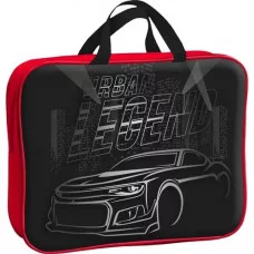 COKB-UT7-FLFBA4 Папка текстильная для тетрадей А4 с ручками. Молния сверху. Colorio COKB-UT7-FLFBA4