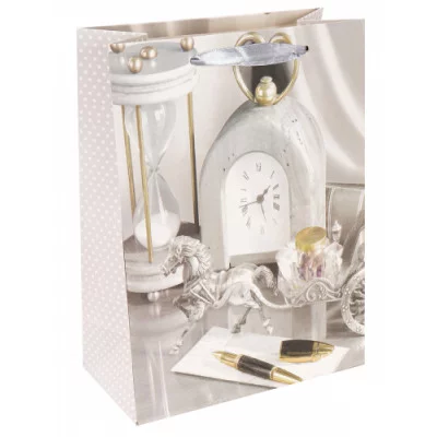 Dream cards Пакет подарочный с мат. лам. Время 26х32х10 см (L),210 г ПКП-3468