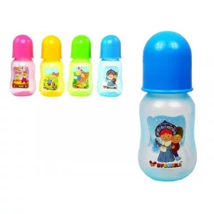 Бутылочка  с талией и ручками цветная 150 мл 1913 469-583