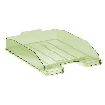 Лоток горизонтальный ЭКСПЕРТ тонированный "Лайм" СТАММ ЛТ206 ЛТ206