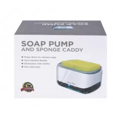 Кухонный диспенсер для мыла белый 14*9*10.5 см, ЗБ-5335 ЗБ-5335