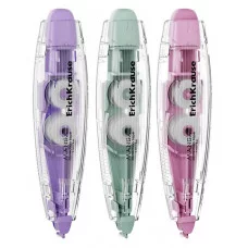 Корректирующая лента ErichKrause Spin Manga, с автоматической фиксацией аппликатора, 5мм х 6м, ассорти (в блистере по 1 шт.) 61932