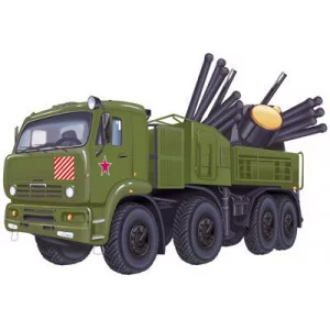 Плакат вырубной А4. Военная машина Панцирь (с ом) 00-00014284 ФМ1-11131 4630112005325