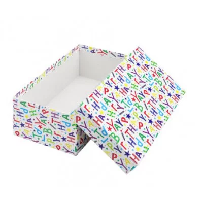 Коробка прямоугольная подарочная Буквы 12 х 6,5 х 4 см РазборПП-4528