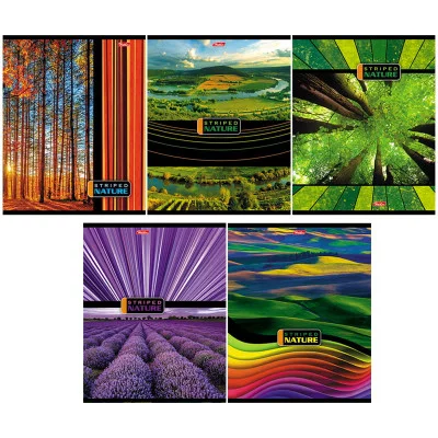 Тетрадь 24л., линия Hatber "Полосатый мир" Хатбер 251443