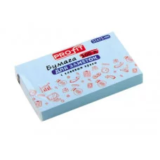 Бумага для заметок с клеевым краем ГОЛУБАЯ ЗБ-1551 51х76 мм, 100л,