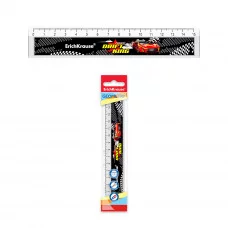 Линейка с выемкой пластиковая ErichKrause® Drift King, 15см, во флоупаке 55431