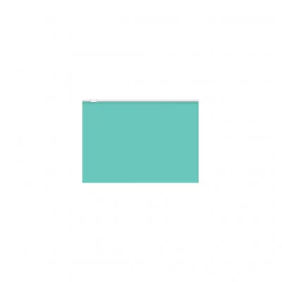 Папка Zip пластиковая ErichKrause® Diagonal Pastel Mint, C6, непрозрачный, мятный
