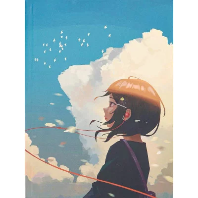 Ежедневник полезных привычек "Аниме" 145х200 (интегр.обл., мат. лам,100л. 70г, офсет) Е96-4674