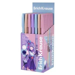 Ручка шариковая ErichKrause R-301 Stick&Grip Manga 0.7, цвет чернил синий 63910