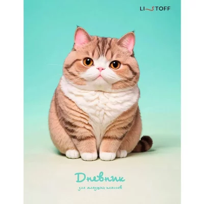 Дневник А5 48л "Котик" КанцЭксмо ДМ254801