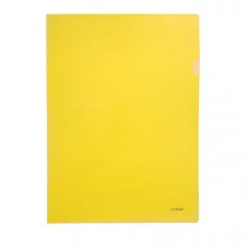 Папка-уголок STANGER А4 пластик 200мкм желтая 060672