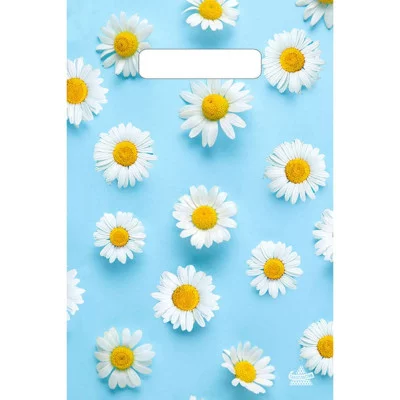 Пакет 29*18 вырубная ручка Ромашковый дождик 30мкм ТИКО 1101-ПрР