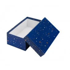 Коробка прямоугольная подарочная Звездная ночь 26 х 17,5 х 11 см РазборПП-4535