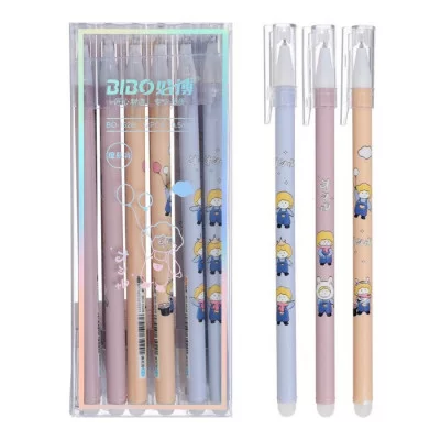 Ручка гелевая СТИРАЕМЫЕ ЧЕРНИЛА, стержень синий, корпус МИКС 9084197