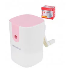 Точилка для карандашей механическая 1 отвестие, d=8мм (ТК-7971) пластик корпус, розовый ТК-7971