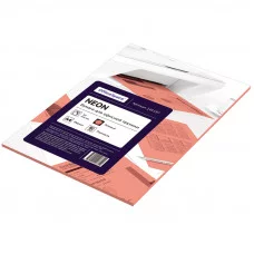 Бумага цветная OfficeSpace neon А4, 80г/м2, 50л. розовый Спейс 245197