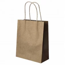 Пакет подарочный 1шт 18*23*10см MESHU, крафт 354551