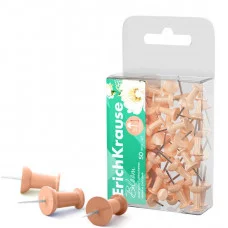 Кнопки силовые ErichKrause Pastel Bloom, Peach  62055