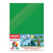 Цветная бумага А4 БАРХАТНАЯ, 5 листов цветов, 110 г/м2, ПИФАГОР, 128971