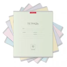 Тетрадь 12л линейка мелов "Классика Light" ассорти (5диз) ERICH KRAUSE 48797 023078