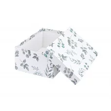 Коробка прямоугольная подарочная Акварель и листья 23 х 16 х 9,5 см РазборПП-4521