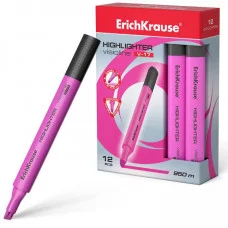 Текстмаркер ErichKrause Visioline V-17 Neon цвет чернил розовый 56702
