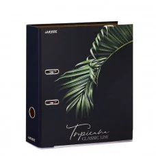 Папка с арочным механизмом "Tropicana" A4 75 мм разобранная картонная, матовая ламинация, цветная запечатка, тиснение фольгой, металлическая окантовка, запечатка форзаца, индивидуальная упаков