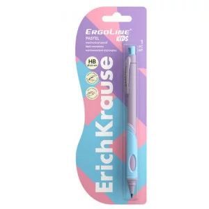 Карандаш механический ErichKrause ErgoLine® Kids Pastel 2.0 мм, с точилкой, НВ 63834
