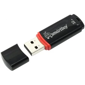 Память Smart Buy "Crown"  32GB, USB 2.0 Flash Drive, черный Smart Buy 244813