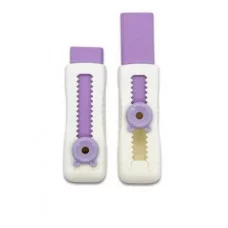 Ластик HL-2 "Выдвижной" 75*20*15мм, прямоугольный, ассорти, в белом пластиковом корпусе 332584