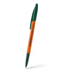 Ручка шариковая ErichKrause Slender Stick Orange 0.7, Super Glide Technology, цвет чернил зеленый  63092