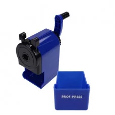 Точилка для карандашей механическая 1 отвестие, d=8мм (ТК-4649) пластик корпус, черный/синий ТК-4649