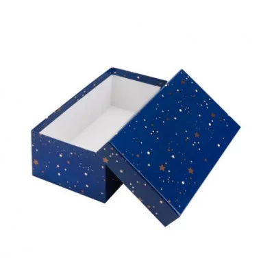 Коробка прямоугольная подарочная Звездная ночь 21 х 14 х 9 см РазборПП-4535