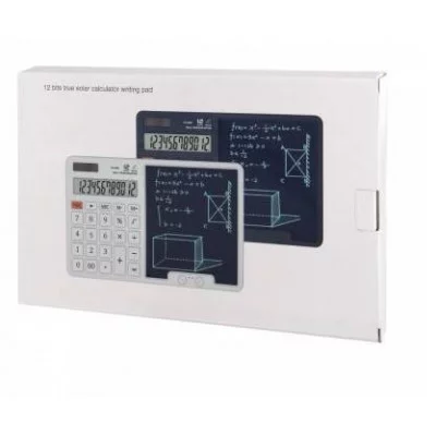 Калькулятор с графическим планшетом Alingar 12 разрядов 245*158*15 мм черный выдвижная подставка 2 стилуса батарея АААх2 не в комплекте 1шт AL13232