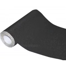 Пленка самоклеящаяся с блестками, 45x100 см, черная, PP 100 мкм, в рулоне 8117305