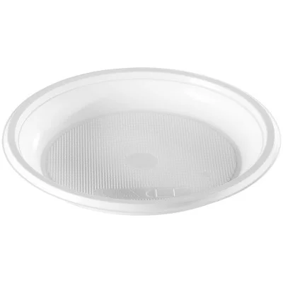 Тарелки одноразовые десертные OfficeClean, набор 100шт., ПП, белые, 16,5см 307580