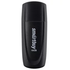 Флеш-диск 16 GB SMARTBUY Scout USB 2.0, черный, SB016GB2SCK