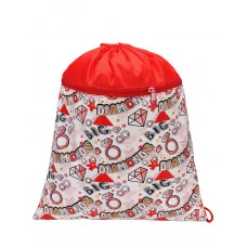 Мешок для обуви 1 отделение с карманом BIG PRINT (МО-2580) 330х400, гладь МО-2580