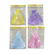 Платье для куклы, в ассорт.,  пакет 200062493