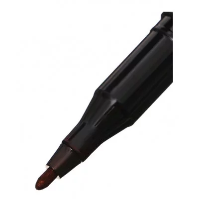 Маркер перманентный лабораторный Luxor "OHP 900" черный, пулевидный, 1,0мм 361657