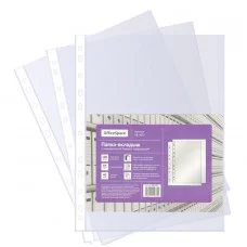 Папка-вкладыш с перфорацией OfficeSpace, А4, 40мкм, глянцевая