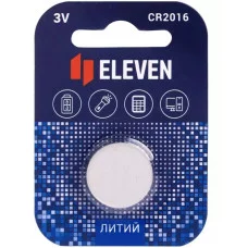 Батарейка 1шт Eleven CR2016 литиевая, BC1 301758