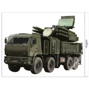 ПЛАКАТ ВЫРУБНОЙ А3 . Военная техника. Панцирь-С1 двухсторонний Ф-15674 4630112042207