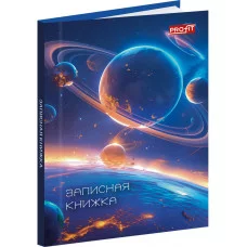 ЗАПИСНАЯ КНИЖКА А7 48л. КОСМИЧЕСКАЯ ТЕМАТИКА 48-1717 переплет 7БЦ, TМ Profit
