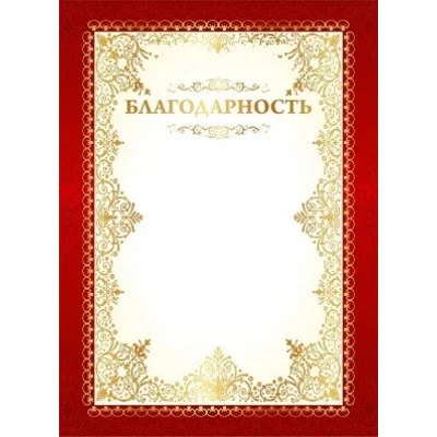 Благодарность ГБ-9311