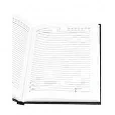 Ежедневник А6, 96л. ЧЕРНЫЙ (96БВ-3997) бумвинил, недатир. 96БВ-3997