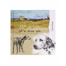 Скетчбук 80л. ДАЛМАТИН 80-3899 7БЦ матовая ламинация 150х150мм