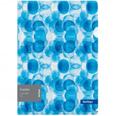 Папка-уголок Berlingo "Bubbles", А4, 200мкм, прозрачная, с рисунком 299399
