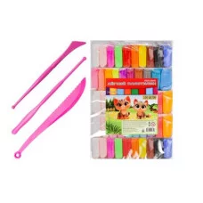 Масса для лепки. Лёгкий пластилин, 100 цв, 3 стека. НД-1805 НД-1805